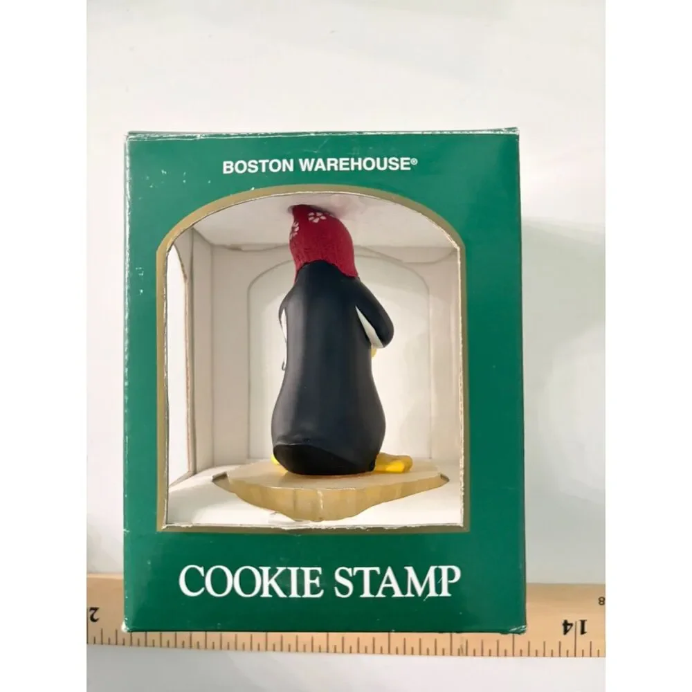 Boston Warehouse Penguin Cookie stamp NIB